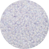 11-0 Lined Iridescent Off White Japanese Seed Bead