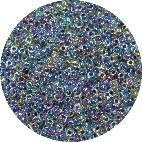 11-0 Lined Iridescent Black Japanese Seed Bead