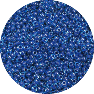 11-0 Two Tone Lined Aqua Blue-Blue Japanese Seed Bead