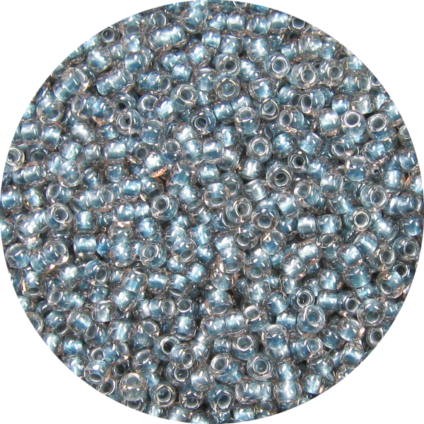 11/0 Metallic Lined Blue Japanese Seed Bead 377E