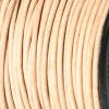 Leather Cord, from India, Natural, Shiny,25 yards