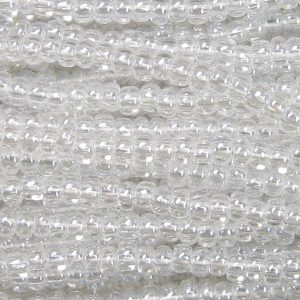 11/0 Czech Seed Bead, Transparent Crystal Luster