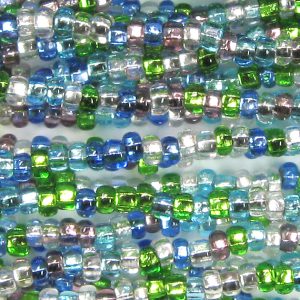 11/0 Czech Seed Bead, Silver Lined Summer Temptations Mix