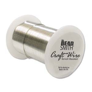 22 guage Tarnish Resistant Craft Wire, 20 yard spool, Silver