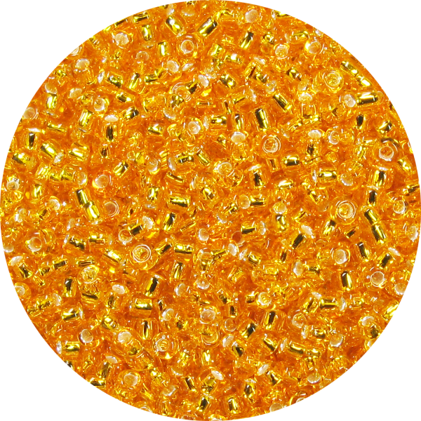 11-0 Silver Lined Orange Japanese Seed Bead