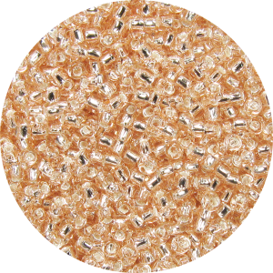 11-0 Silver Lined Light Peach Pink Japanese Seed Bead