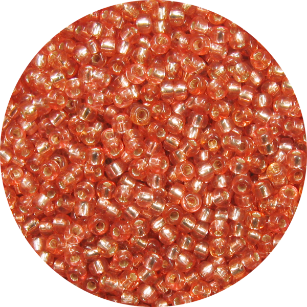 11-0 Silver Lined Peachy Pink Japanese Seed Bead