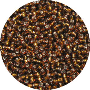 11-0 Silver Lined Smoke Topaz Brown Japanese Seed Bead
