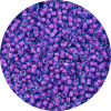 11-0 Two Tone Lined Aqua Blue-Fuchsia Pink Japanese Seed Bead