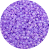 11/0 Frosted Transparent Iridescent Light Lavender Purple Japanese Seed Bead F356
