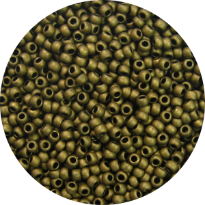 Frosted Metallic Bronze Japanese Seed Bead F457A