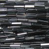 #3, 7mm Czech Bugle Bead, Gunmetal