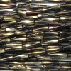 #3, 7mm Czech Twist Bugle Bead, Brown Iris