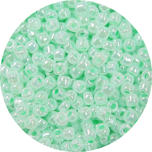 15/0 Ceylon Light Green Japanese Seed Bead 520