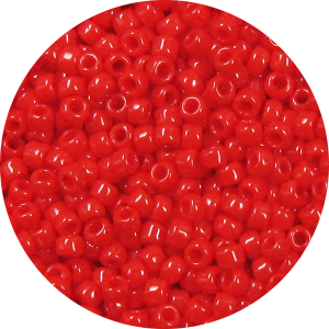 15/0 Opaque Red Japanese Seed Bead 408