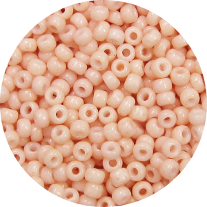 15/0 Japanese Seed Bead Opaque Light Peachy Pink *Dyed 403B