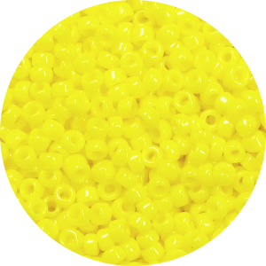 15/0 Opaque Yellow Japanese Seed Bead 404