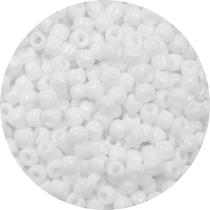 15/0 Opaque White Japanese Seed Bead 402