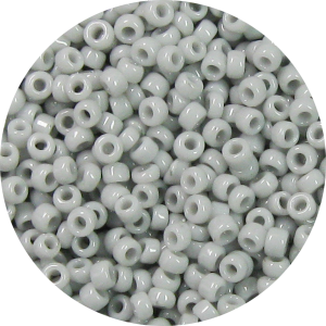 Opaque Light Gray Japanese Seed Bead 416A