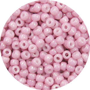 15/0 Japanese Seed Bead Opaque Luster Dusty Rose Pink 410A