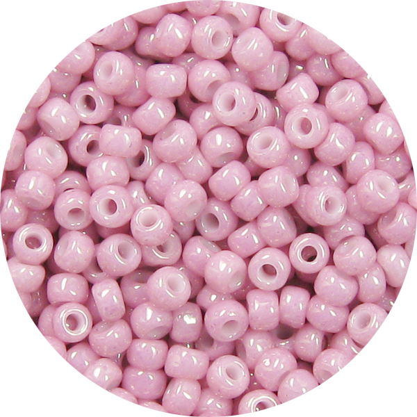 15/0 Japanese Seed Bead Opaque Luster Dusty Rose Pink 410A