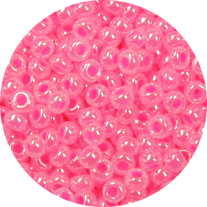 15/0 Ceylon Hot Pink Japanese Seed Bead 518B