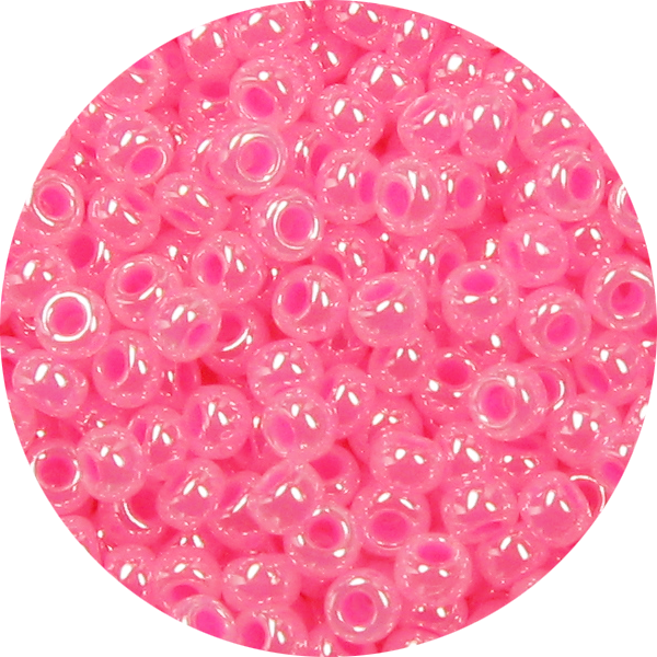15/0 Ceylon Hot Pink Japanese Seed Bead 518B