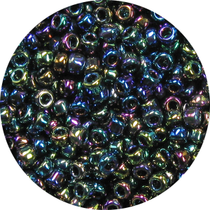 15/0 Japanese Seed Bead Multi Iris 455