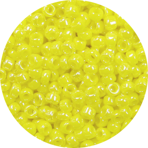 15/0 Japanese Seed Bead Opaque Luster Yellow 422