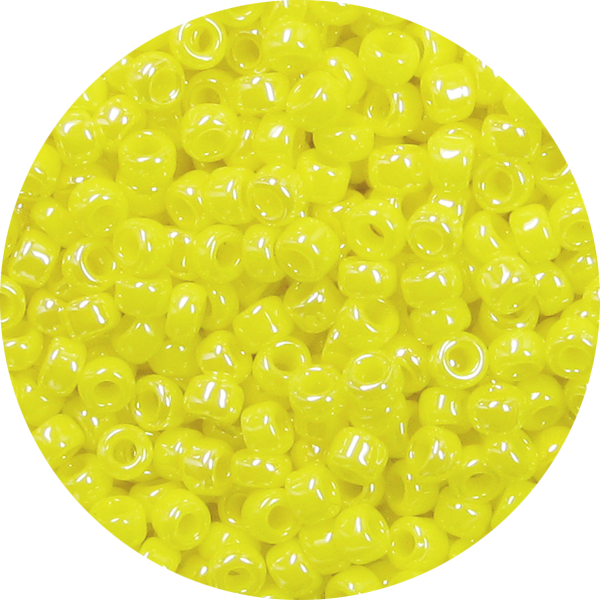 15/0 Japanese Seed Bead Opaque Luster Yellow 422