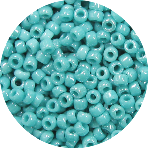 15/0 Japanese Seed Bead Opaque Luster Turquoise Green 430F