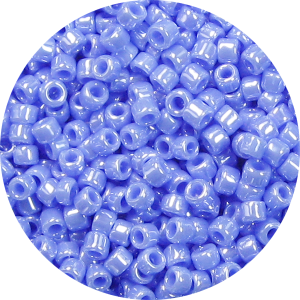 15/0 Japanese Seed Bead Opaque Luster Light Sapphire Blue 430D