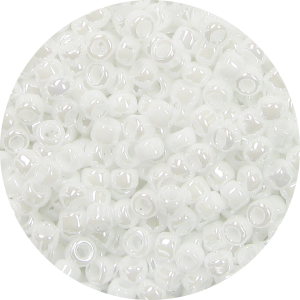 15/0 Japanese Seed Bead Opaque Luster White 420