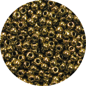 15/0 Japanese Seed Bead Metallic Bronze 457