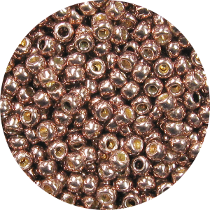 15/0 Japanese Seed Bead Permanent Metallic Taupe P490