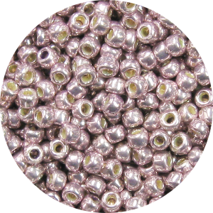 15/0 Japanese Seed Beads Permanent Metallic Lavender P478
