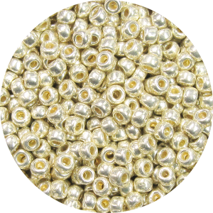 15/0 Permanent Metallic Silver Japanese Seed Bead P470