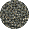15/0 Japanese Seed Bead Gilt (Gold) Lined Waxy Grey 590
