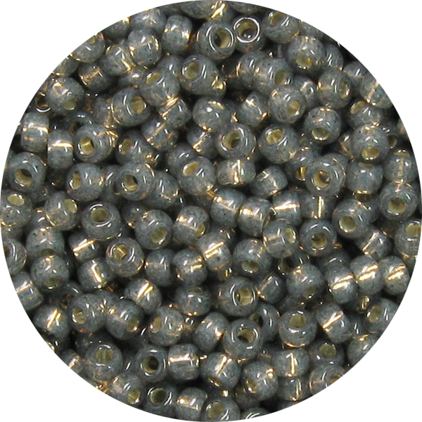 Gold Lined Waxy Beads