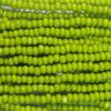 11/0 Czech Charlotte/True Cut Seed Bead, Opaque Olive Green