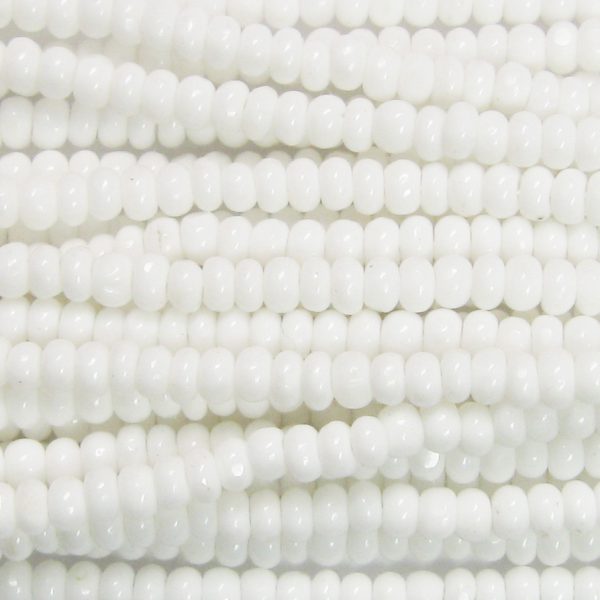 Czech Charlotte/True Cut Seed Bead, Opaque White