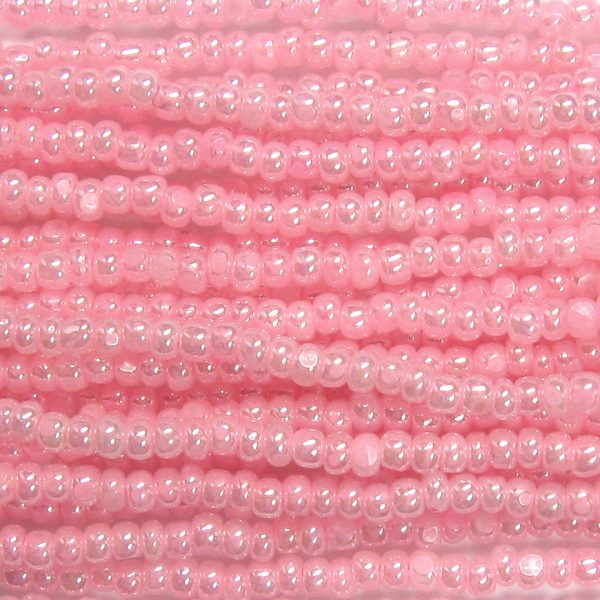 13/0 Czech Charlotte Cut Seed Bead, Ceylon Pink