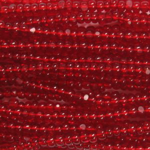 11/0 Czech Charlotte/True Cut Seed Bead, Transparent Dark Ruby