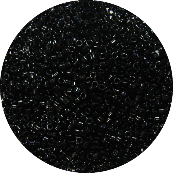 DB0010 - 11/0 Miyuki Delica Beads, Opaque Black
