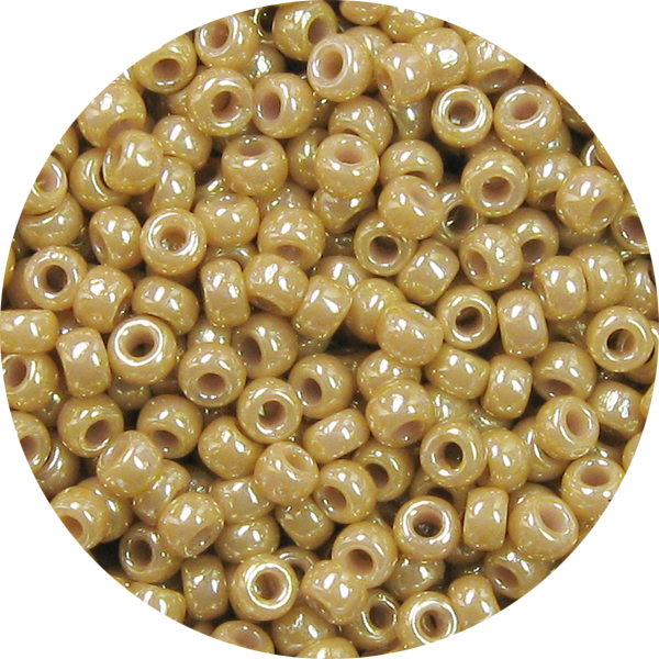 15/0 Japanese Seed Bead Opaque Luster Tan 440