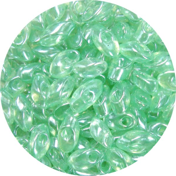 4X7mm Miyuki Magatama Transparent Luster Seafoam Green Tint