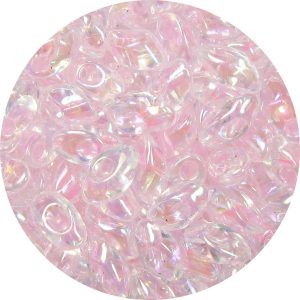 4X7mm Miyuki Magatama Beads Light Rose AB