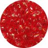 4X7mm Miyuki Magatama Beads Silver Lined Ruby Red 10