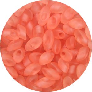 4X7mm Miyuki Magatama Beads Frosted Peach Tint