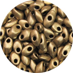 4X7mm Miyuki Magatama Beads Matte Metallic Light Bronze F457P